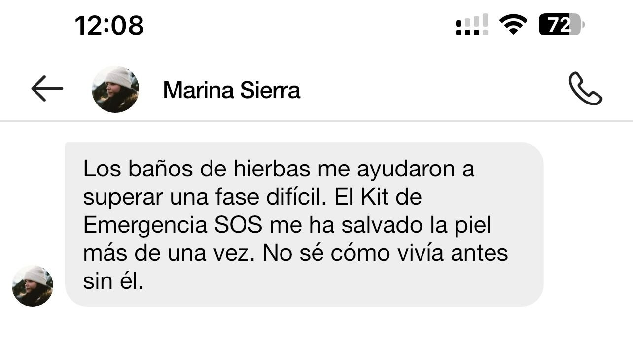 Experiencia de cliente - Baños de Hierbas