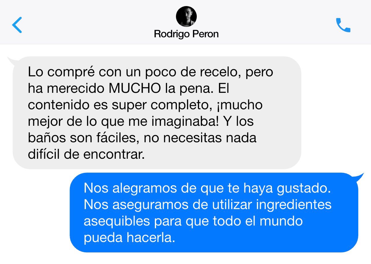 Depoimento Messenger