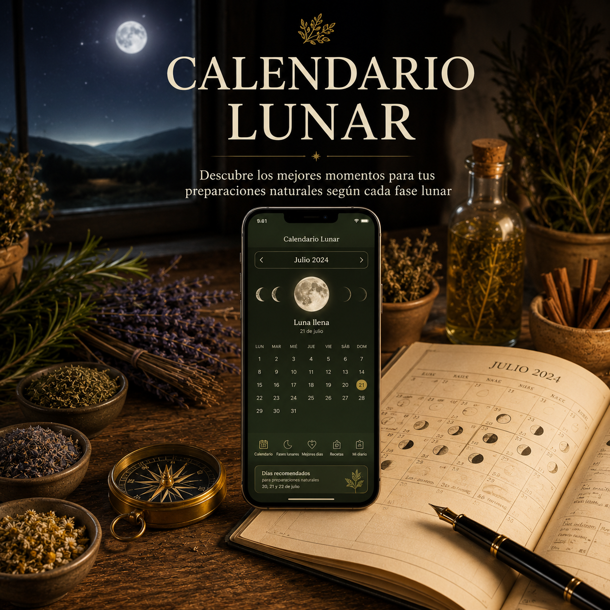 Bono Especial: Calendario Lunar